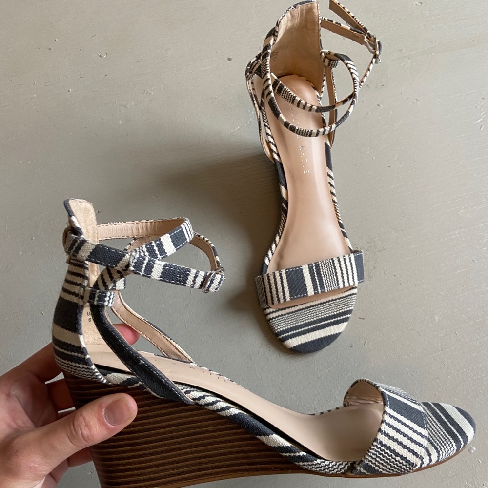 New Kelly & Katie Striped Heels